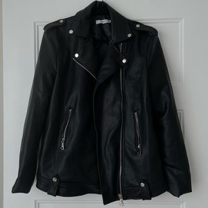 Faux Leather Jacket